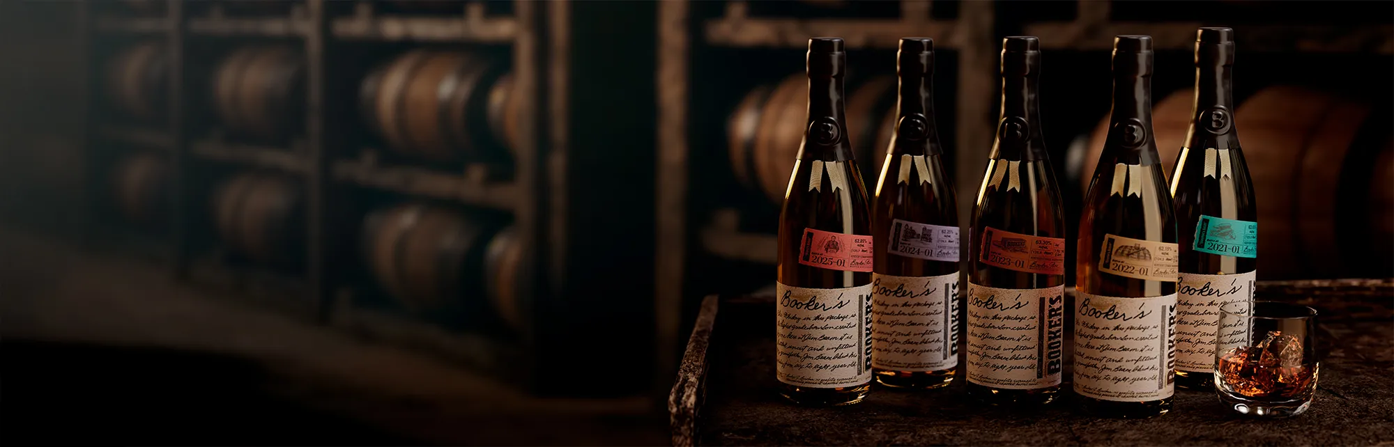 Booker’s bottle family range